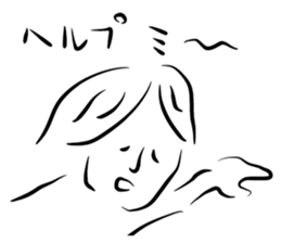 The sticker of  transparent fellow sticker #10039073