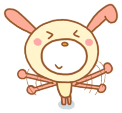pink rabbits vol.2!! sticker #10039304