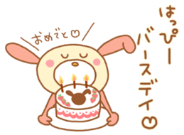 pink rabbits vol.2!! sticker #10039325