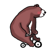 Super Brown Bear sticker #10039728