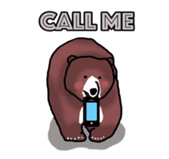 Super Brown Bear sticker #10039730