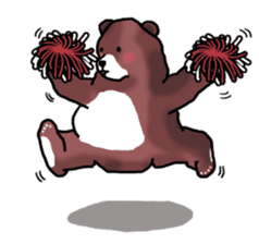Super Brown Bear sticker #10039740