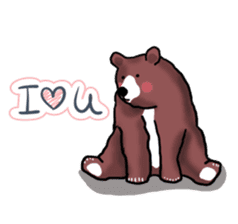Super Brown Bear sticker #10039744