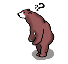 Super Brown Bear sticker #10039749