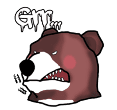 Super Brown Bear sticker #10039761