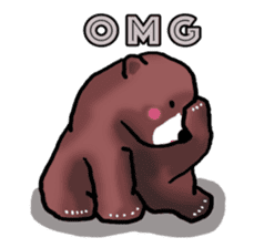 Super Brown Bear sticker #10039766