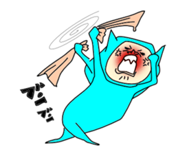 Blue Devil-san (Early days) sticker #10042215