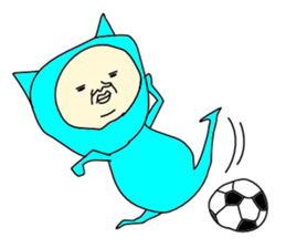 Blue Devil-san (Early days) sticker #10042217