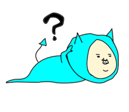 Blue Devil-san (Early days) sticker #10042220