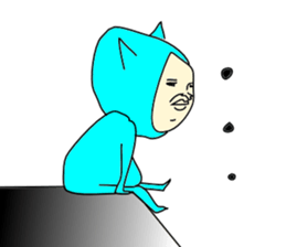 Blue Devil-san (Early days) sticker #10042223