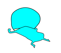 Blue Devil-san (Early days) sticker #10042228