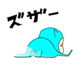 Blue Devil-san (Early days) sticker #10042230