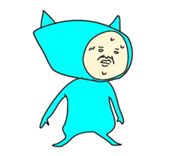 Blue Devil-san (Early days) sticker #10042233