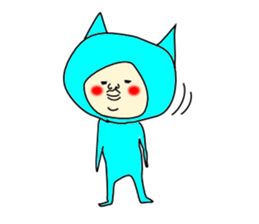 Blue Devil-san (Early days) sticker #10042242