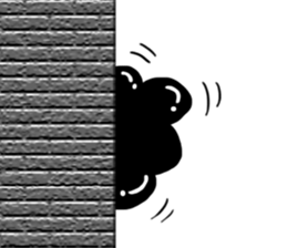 Human Faced Afro Metal Sticker sticker #10042353