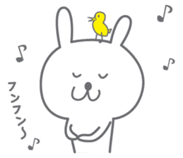 yuruyuru rabbit.Cute rabbit sticker. sticker #10043256