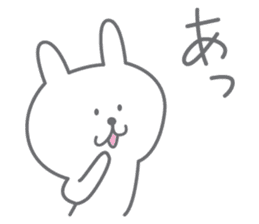yuruyuru rabbit.Cute rabbit sticker. sticker #10043267