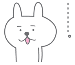 yuruyuru rabbit.Cute rabbit sticker. sticker #10043269