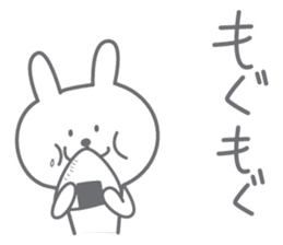 yuruyuru rabbit.Cute rabbit sticker. sticker #10043277