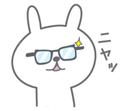 yuruyuru rabbit.Cute rabbit sticker. sticker #10043278