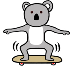 I am Koala Man sticker #10043769