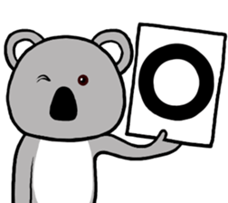 I am Koala Man sticker #10043776