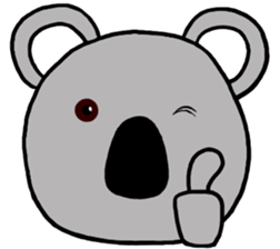 I am Koala Man sticker #10043777