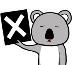 I am Koala Man sticker #10043792