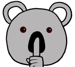 I am Koala Man sticker #10043796