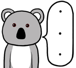 I am Koala Man sticker #10043797