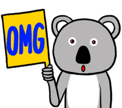 I am Koala Man sticker #10043799