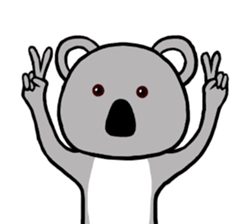 I am Koala Man sticker #10043807