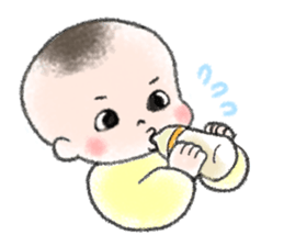 So cute! hello baby sticker #10043894