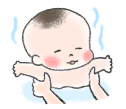 So cute! hello baby sticker #10043899