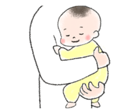 So cute! hello baby sticker #10043903