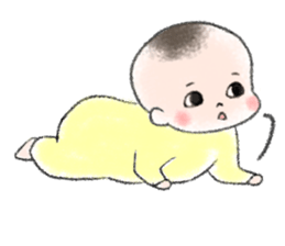 So cute! hello baby sticker #10043904