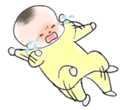 So cute! hello baby sticker #10043909