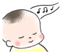 So cute! hello baby sticker #10043914