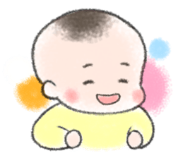 So cute! hello baby sticker #10043918