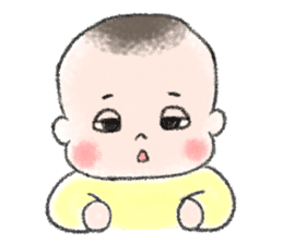 So cute! hello baby sticker #10043919