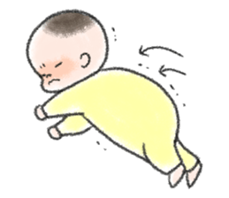 So cute! hello baby sticker #10043926