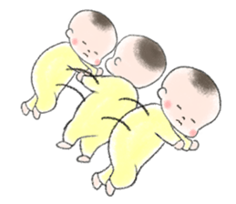 So cute! hello baby sticker #10043927