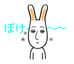 Rabbit suffers from hay fever sticker #10044157