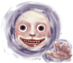 Strange phenomenon paradise sticker #10044882