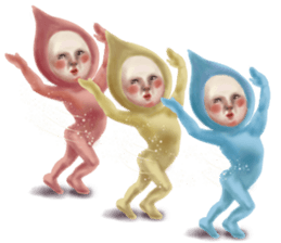 Strange phenomenon paradise sticker #10044885