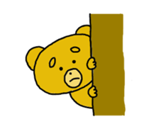 expression of bear sticker #10044999