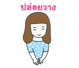 Bella - the optimistic girl sticker #10045183