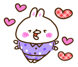 Healing rabbit of pajamas sticker #10045579