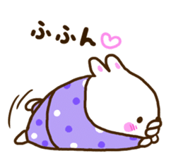 Healing rabbit of pajamas sticker #10045583