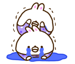 Healing rabbit of pajamas sticker #10045586